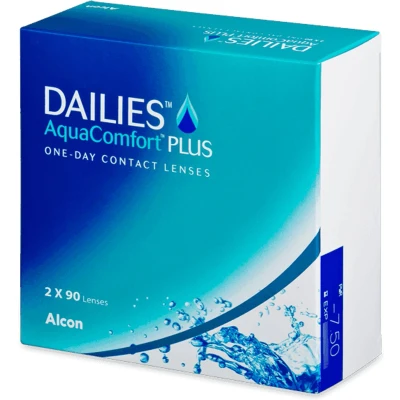 Afbeelding van Dailies AquaComfort Plus (180 lenzen) Sterkte: 3.25, BC: 8.70, DIA: 14.00