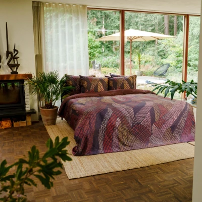 Afbeelding van Kayori Dekbedovertrek Kymani Red 200 x 200/220