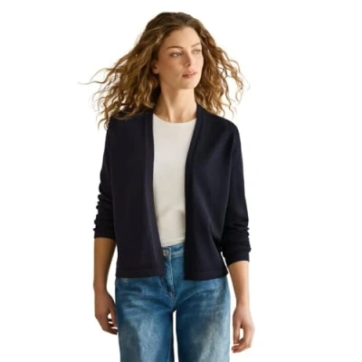 Afbeelding van Cecil Offener Vest, Dames, Maat: XXL, Blau