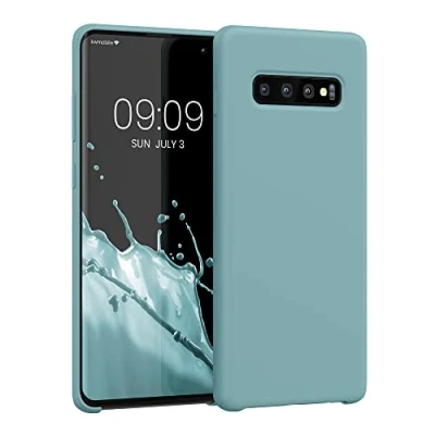 Afbeelding van kwmobile telefoonhoesje compatibel met Samsung Galaxy S10 Plus / S10+ hoesje Zachte case voor smartphone Back cover in Arctische nacht