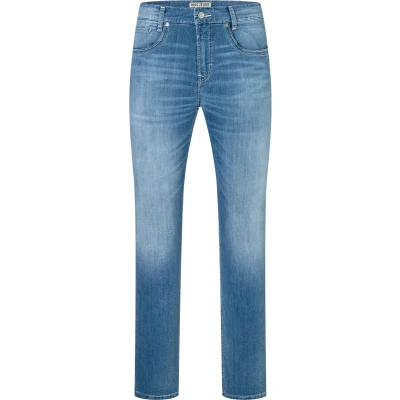 Afbeelding van MAC Jeans Arne Pipe Lichtblauw maat W 33 L 32 met Modern fit Pasvorm Duurzaam Suitable Herenkleding