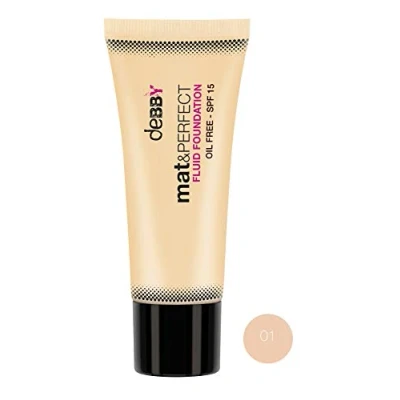 Afbeelding van DeBBY Mat + Perfect Fluid Foundation 1 Make up Beautytasting