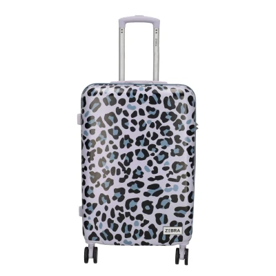 Afbeelding van Zebra Trends Travel Koffer Reizen Bagage TSA Slot Hardcase M Panter print