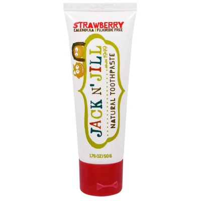 Afbeelding van Jack n&#039; Jill Kids Natuurlijke Tandpasta Aardbei 50gr.