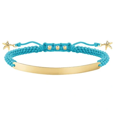 Afbeelding van Armband Dames Thomas Sabo LBA0060 848 1 Blauw Zilver Gouden