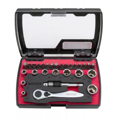 Afbeelding van 28 delig gereedschapset 1/4&quot;