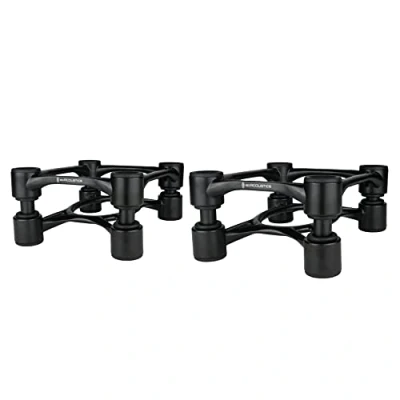 Afbeelding van IsoAcoustics Aperta Isolator Monitor Speaker Stands, Per Paar, Zwart