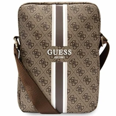 Afbeelding van GUESS, 10&#039;&#039; schoudertas Stripe 4G model, Bruin