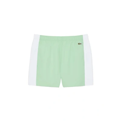 Afbeelding van Lacoste Zwemshort Heren Zwembroek Colorblock Groen Maat L