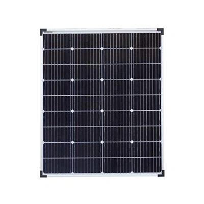 Afbeelding van enjoy solar Monokristallijn zonnepaneel 12 V 9 bus (9 BB), ideaal voor campers, schuurs, boten (100 W (XL) BB)
