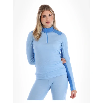 Afbeelding van Helly Hansen W Lifa Merino Midweight 1/2 Zip Dames Skipully (maat: XL/42, Blauw)