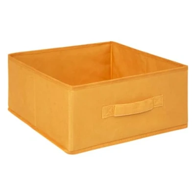 Afbeelding van Opbergmand/kastmand 14 liter geel polyester 31 x 15 cm Opbergmanden