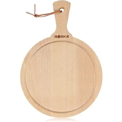 Afbeelding van Boska Serveerplank Rond Amigo M met Handgreep Bruin ? 23,4 cm