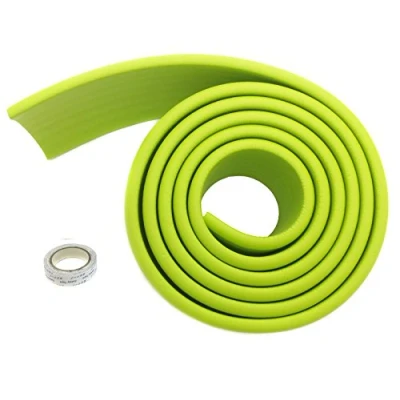 Afbeelding van Universele zekeringbuffer 2 m x 80 mm stootbescherming spons kussen groen TKD7002