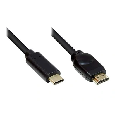 Afbeelding van USB C naar HDMI 4K 60Hz actieve kabel / zwart 5 meter