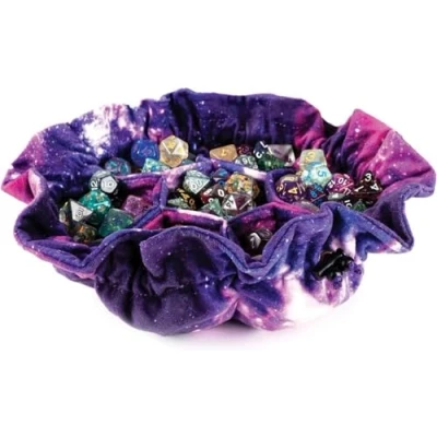 Afbeelding van Metallic Dice Games FanRoll fluwelen dobbelstenen zak met zakken: nevel, rollenspel, dobbelstenen, accessoires voor kerkers en draken