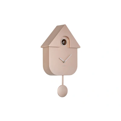 Afbeelding van Karlsson Koekoeksklok Modern Cuckoo Metallic Rosegoud 41x21,5x8,5cm Nice thingZ