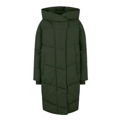 Afbeelding van Noisy May Nmnew Tally LONG Winterjas, Dames, Maat: XS, Kombu green