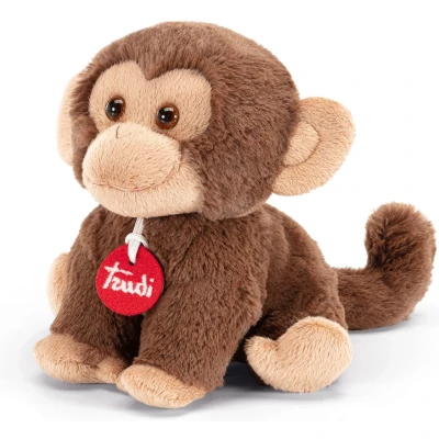 Afbeelding van Trudi Puppy knuffel Aap 16 cm Hoge kwaliteit pluche Knuffeldier voor jongens en meisjes Bruin 16x16x16 maat S