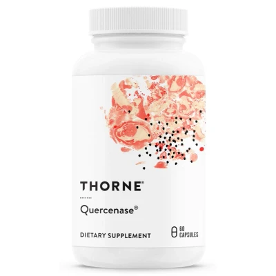 Afbeelding van Thorne Quercetin Complex Quercetine Fytosoom Supplement met Bromelaïne 60 Capsules