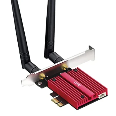 Afbeelding van Cudy WiFi 7 BE9300 WE9300 PCIe kaart voor pc, 6 GHz Tri Band draadloze adapter, Intel BE200 chipset, Bluetooth 5.4, WPA3, eenvoudige installatie