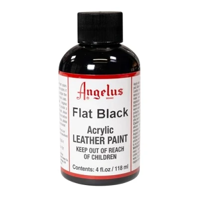 Afbeelding van Angelus Leerverf Mat Zwart 118ml
