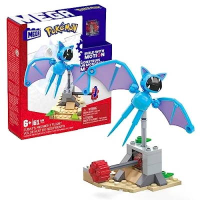 Afbeelding van Mega Construx Pokemon Zubat&#039;s Midnight Flight