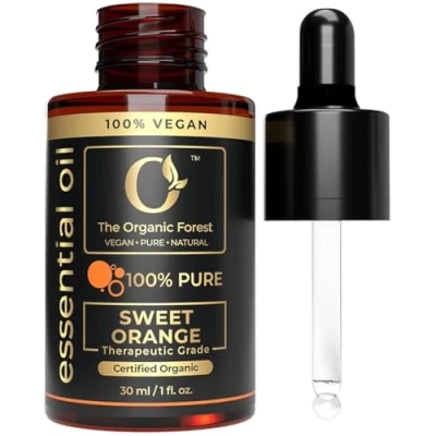 Afbeelding van Sweet Orange Essential Oil for Skin 100% Pure &amp; Natural Diffuser Oils Diffusers Home Aromatherapy Body