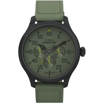 Afbeelding van Timex Mannen Analoge Quartz Horloge Met Nylon Band TW4B31000, Groen, riem