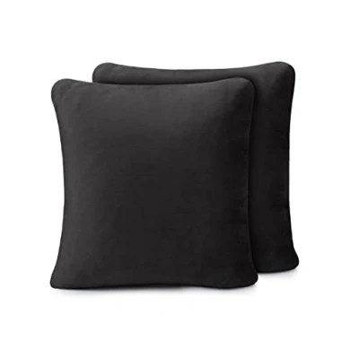 Afbeelding van Amago Kussensloop, set van 2, Kasjmier Gevoel, 50 x cm Zwart