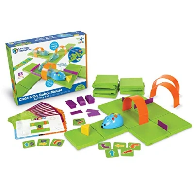 Afbeelding van Learning Resources Code &amp; Go Robot Muis Activiteit 83 Stuk Set