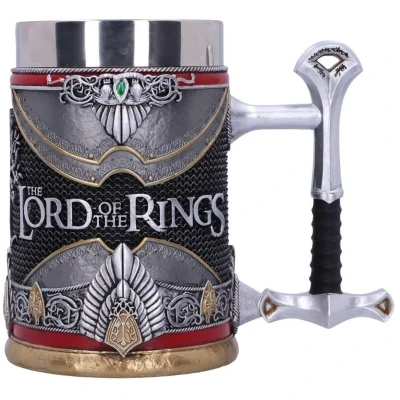 Afbeelding van Nemesis Now the Lord of Rings Aragorn Bierpul Zilver 15.5cm