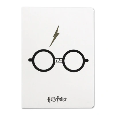 Afbeelding van Harry Potter Bliksemschicht Bril A5 Flexibel Notitieboek Schrift