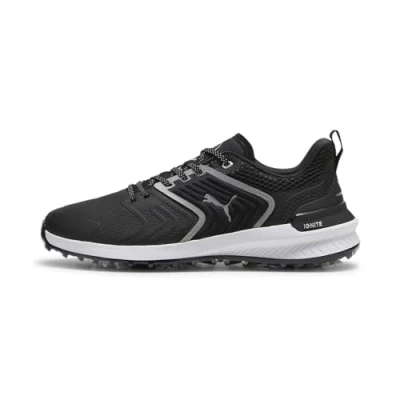 Afbeelding van Puma Heren Ignite Innovate Golfschoen, Zwart Wit, 47 EU