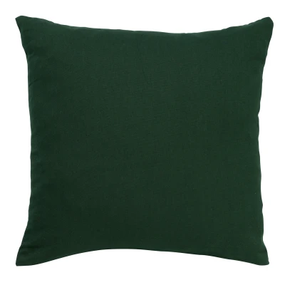 Afbeelding van Dutch Decor JAMES Sierkussen 45x45 cm duurzaam katoen effen kleur Mountain View donkergroen