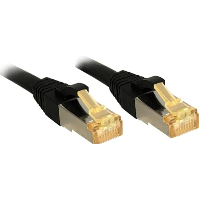 Afbeelding van LINDY Cat.7 S/FTP netwerkkabel, koper, LSOH, 600 MHz, zwart, 30 m