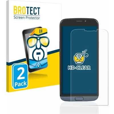 Afbeelding van BROTECT (2 Stuks) Schermbeschermer voor Doro 8050/8050 Plus Screen Protector Transparant