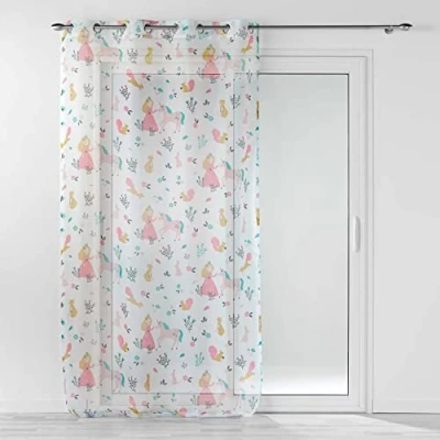 Afbeelding van Gordijn met ringen LICORNE, 140 x 240 cm