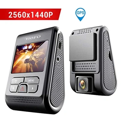 Afbeelding van VIOFO A119 V2 Autocamera, dashcam, 2560 x 1440p, 2K Super HD, 160 groothoek met GPS 2 inch LCD scherm, G sensor, bewegingsdetectie, lusopname, parkeermodus, timelapier, WDR