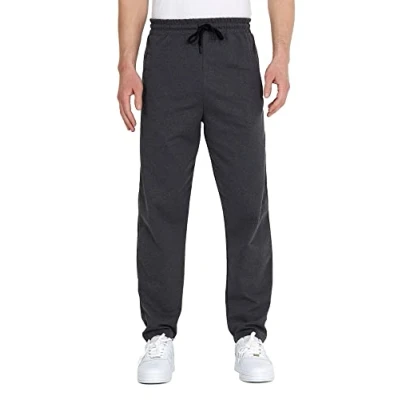 Afbeelding van Comeor Joggingbroek heren dik Grijs 4XL trainingsbroek Lange sportbroek