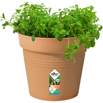Afbeelding van Bloempot Green basics kweekpot 24 cm mild terra elho