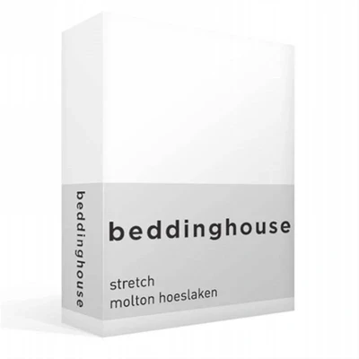 Afbeelding van Beddinghouse Multifit stretch molton hoeslaken 1 persoons (100x200/220 cm) Wit