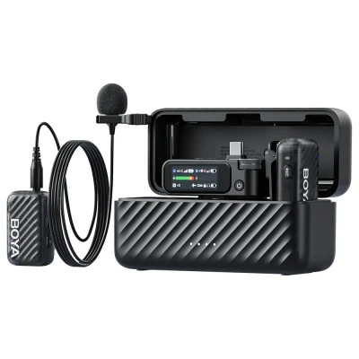Afbeelding van BOYA BOYAMIC 2 Professionele draadloze lavalier reversmicrofoon voor iPhone USB C Android camera