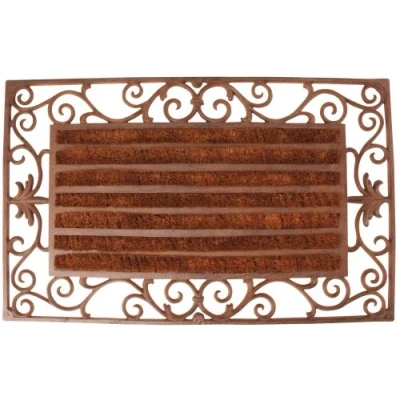 Afbeelding van Esschert Design Gietijzer met Coco Brush Deurmat
