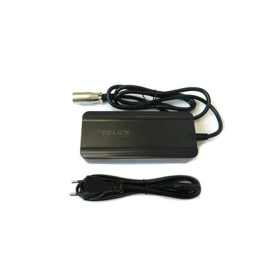 Afbeelding van Van beijck Acculader XLR 4 pins Neutrik PMU3 o.a. Koga, Sparta, Batavus, Qwic