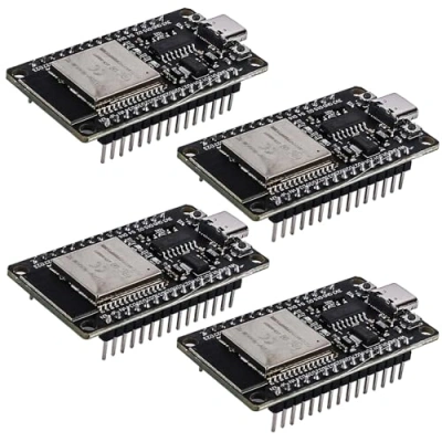 Behogan 3 schede di sviluppo ESP32 NodeMCU Modulo: scheda di sviluppo ESP32 tipo C NodeMCU, ESP-WROOM-32, 2,4 GHz Dual Mode WiFi + microcontroller Bluetooth Dual Core integrato, chip CH340C Behogan 3 schede di sviluppo ESP32 NodeMCU Modulo: scheda di sviluppo ESP32 tipo C NodeMCU, ESP-WROOM-32, 2,4 GHz Dual Mode WiFi + microcontroller Bluetooth Dual Core integrato, chip CH340C