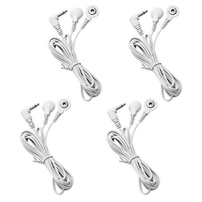 Afbeelding van 4 Count TENS Draden 3.5mm Plug naar Snap Elektrode voor Unit Elektroden Lood