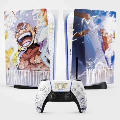 Afbeelding van sticker PS5 Gear 5, voor Manga, console en controller, standaard editie schijf, Skin 5 (1 controller)