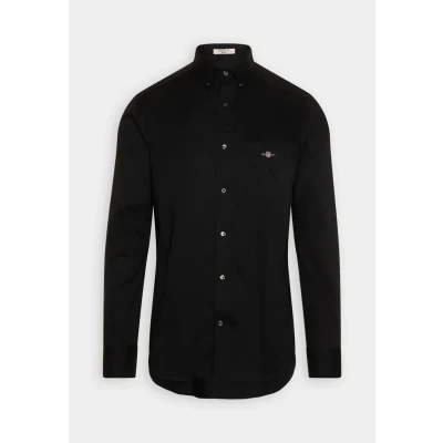 Afbeelding van GANT Overhemd, Heren, Maat: Small, Black