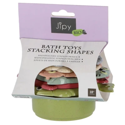 Afbeelding van Jipy Bioplastic Stapelvormen Badspeeltjes